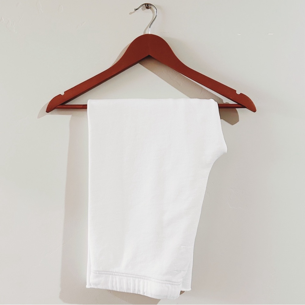 frank & eileen | catherine favorite sweatpant in white ↷
